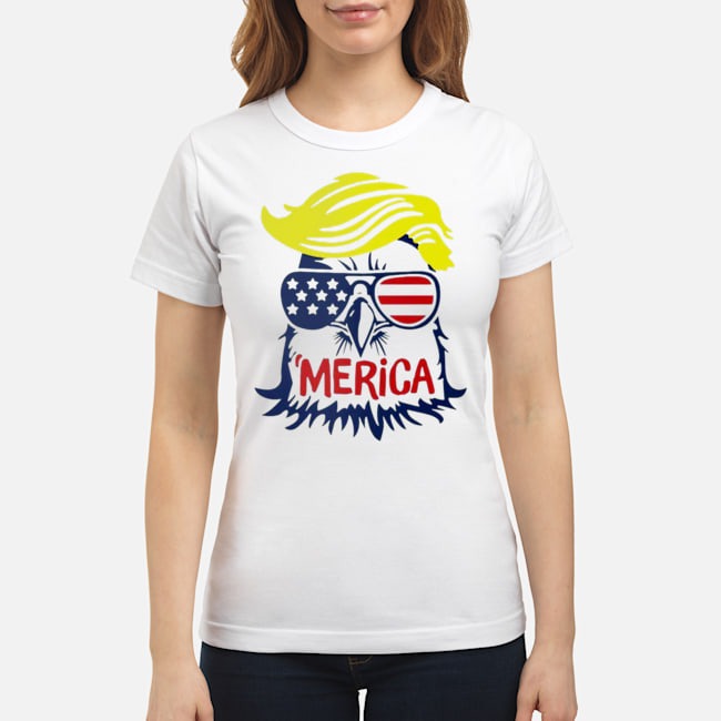 Donald Trump Eagle Merica Shirt 6 Donald Trump Eagle Merica Ladies Tee