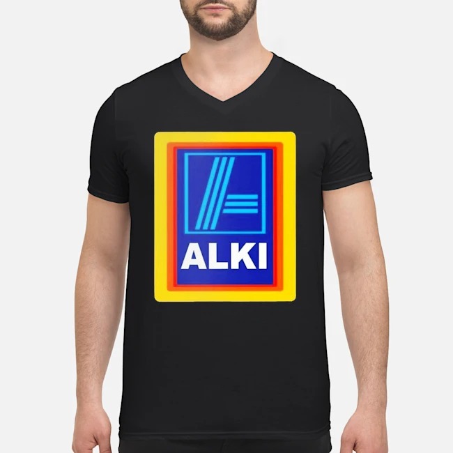 Alki Farbe Schwarz Shirt 5 Alki Farbe Schwarz Guy V-neck