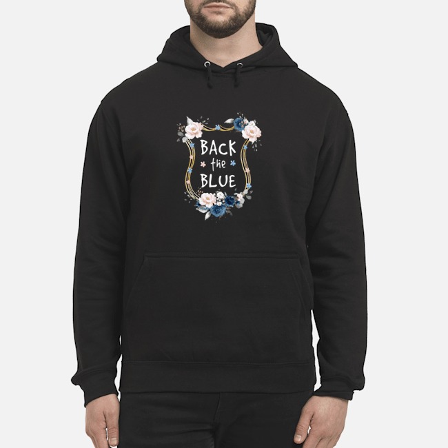 Flower Back The Blue Shirt 8 Flower Back The Blue Hoodie