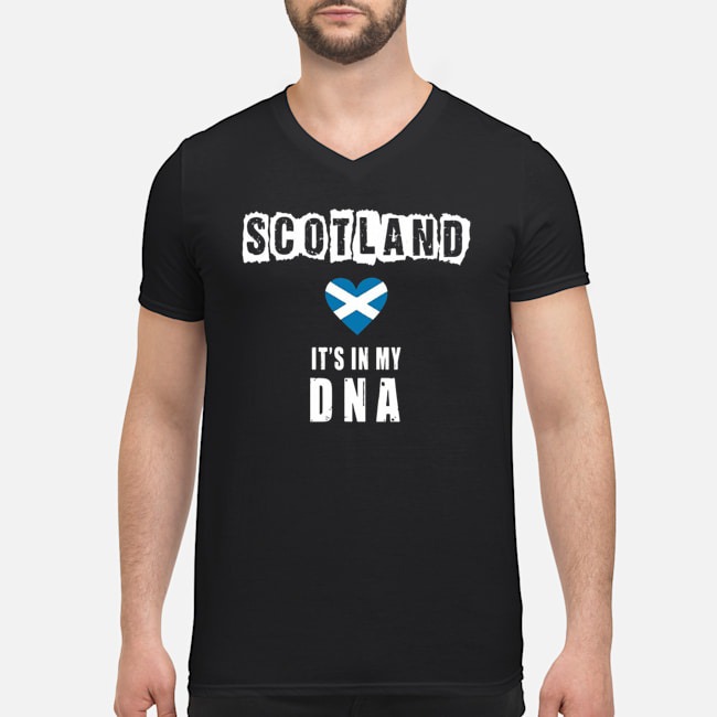 Scotland Flag Heart Highland Dress It's In My DNA Shirt 8 Scotland Flag Heart Highland Dress It's In My DNA Shirt
