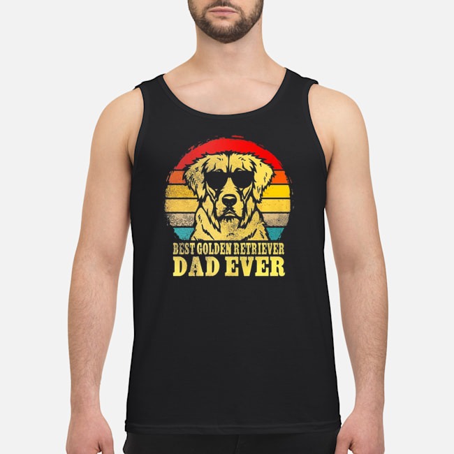 Best Golden Retriever Dad Ever Vintage Shirt 5 Best Golden Retriever Dad Ever Vintage Guy Tank Top