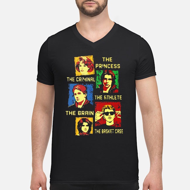 The Breakfast Club The Princess The Criminal The Athlete Shirt 8 The Breakfast Club The Princess The Criminal The Athlete Guy V-neck