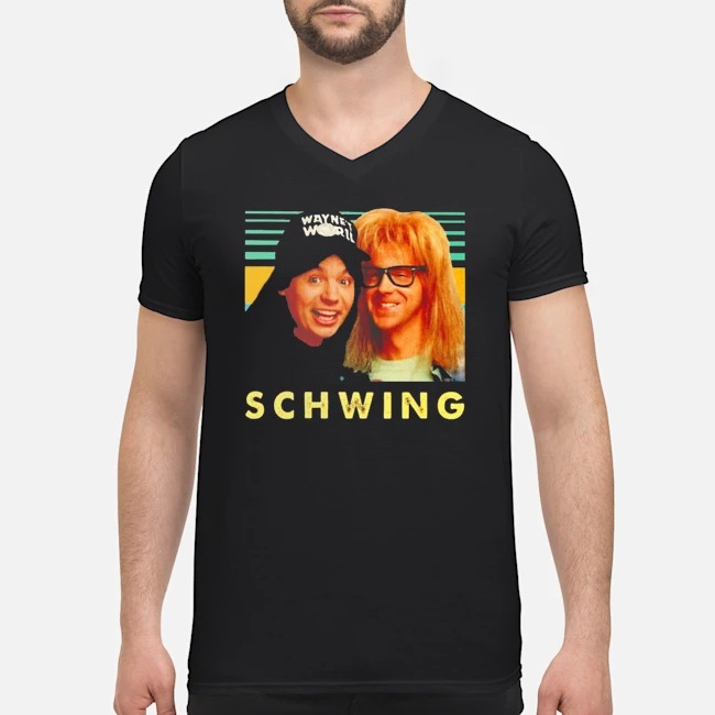 El Mundo De Wayne's Schwing Vintage Shirt 5 El Mundo De Wayne's Schwing Vintage Guy V-neck