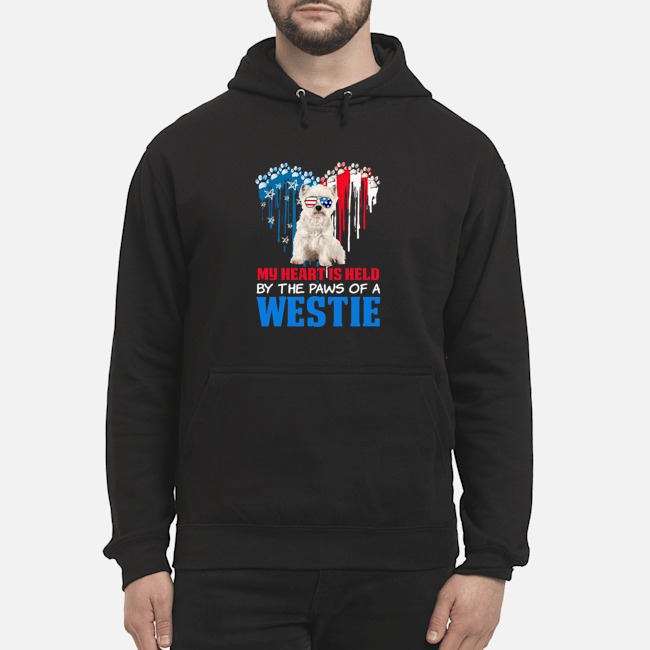 Heart Paw America My Heart Is Held By The Paws Of A Toy Westie Shirt 8 Heart Paw America My Heart Is Held By The Paws Of A Toy Westie Hoodie