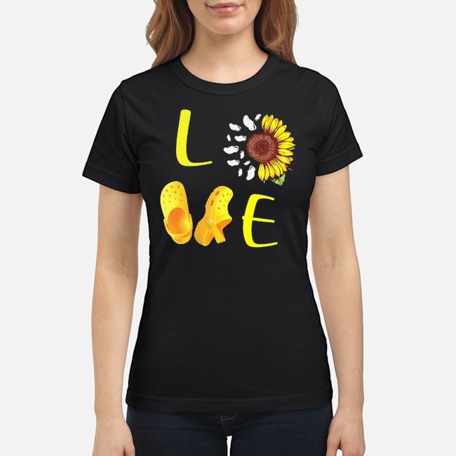 Sunflower Love Croc Shirt 7 Sunflower Love Croc Ladies Tee