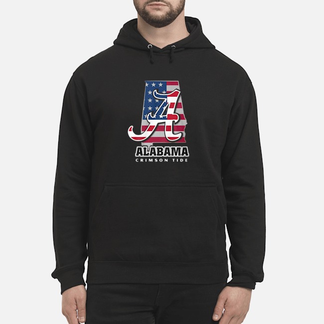 Alabama Crimson Tide American Flag Shirt 7 Alabama Crimson Tide American Flag Hoodie
