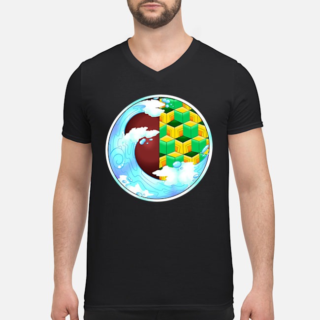 Water Pillar Shirt 5 Water Pillar Guy V-neck