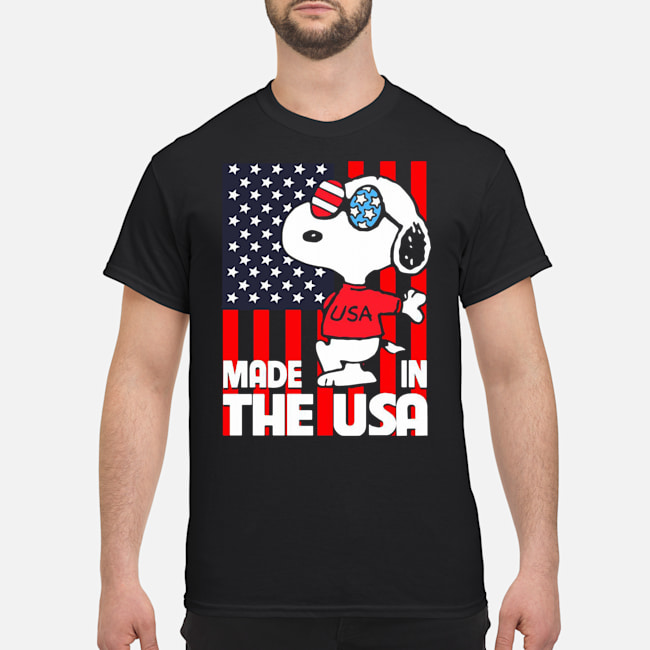 Snoopy American Flag Made In The USA Shirt 1 Snoopy American Flag Made In The USA Shirt