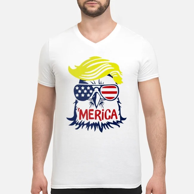 Donald Trump Eagle Merica Shirt 5 Donald Trump Eagle Merica Guy V-neck