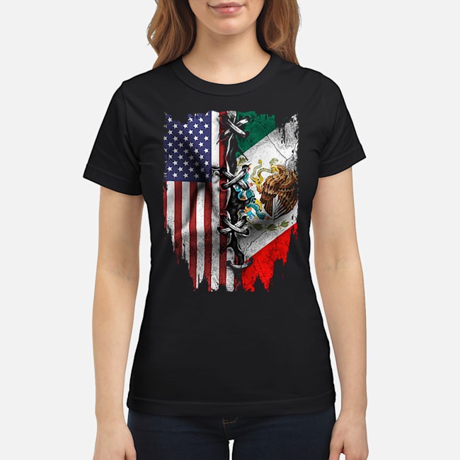 Mexican And American Flag Shirt 8 Mexican And American Flag Shirt