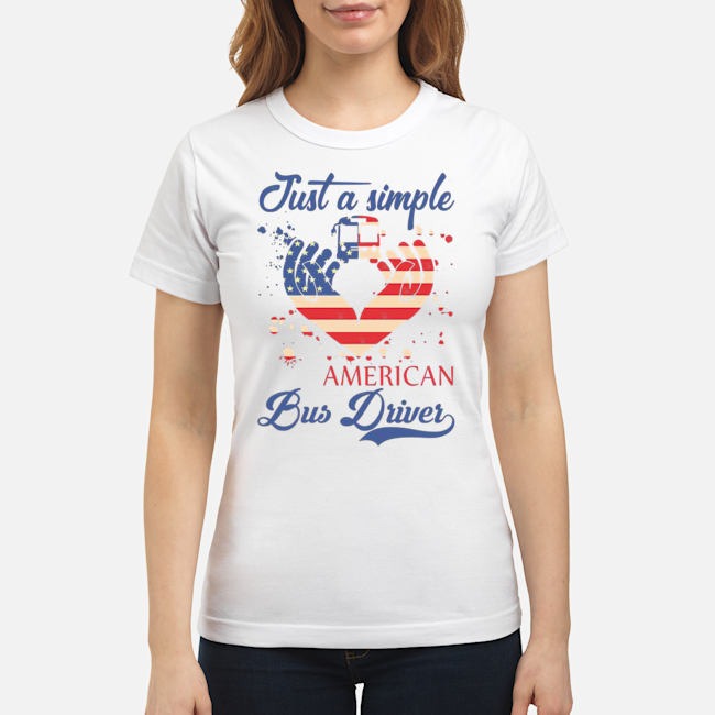 Just A Simple American Bus Driver American Flag Shirt 7 Just A Simple American Bus Driver American Flag Shirt