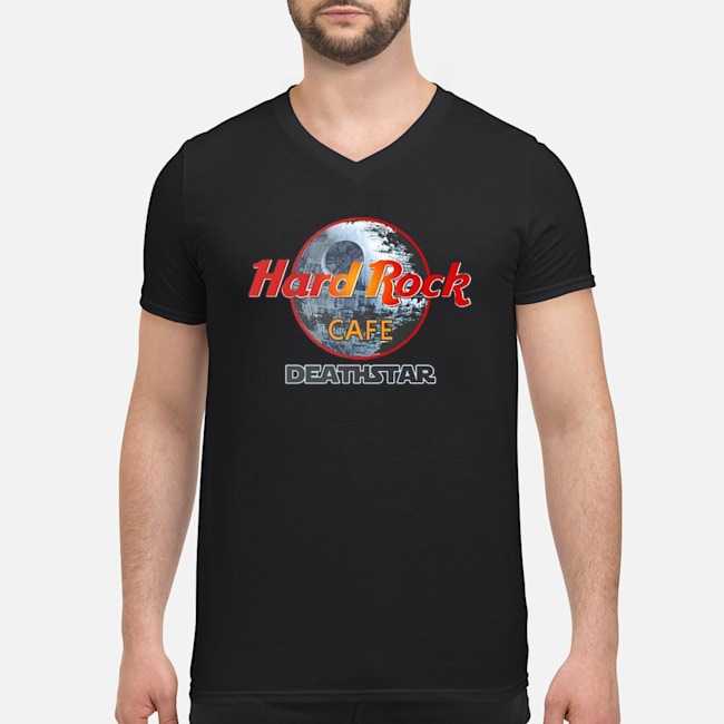 Hard Rock Cafe Deathstar Shirt 8 Hard Rock Cafe Deathstar Guy V-neck