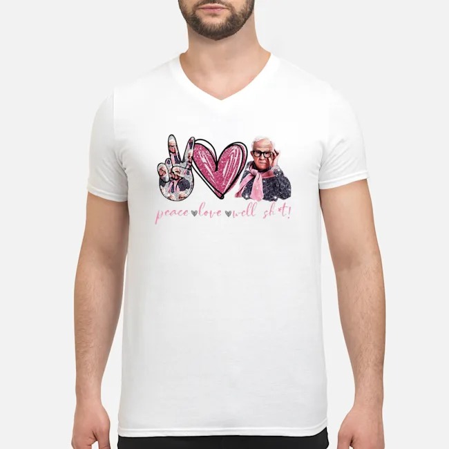 Leslie Jordan Peace Love Well Shirt Shirt 5 Leslie Jordan Peace Love Well Shirt Guy V-neck