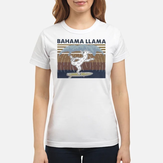 Bahama Llama Dancing Vintage Shirt 7 Bahama Llama Dancing Vintage Ladies Tee