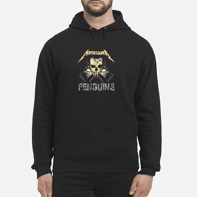 Skull Metallica Pittsburgh Penguins Flag Shirt 8 Skull Metallica Pittsburgh Penguins Flag Hoodie