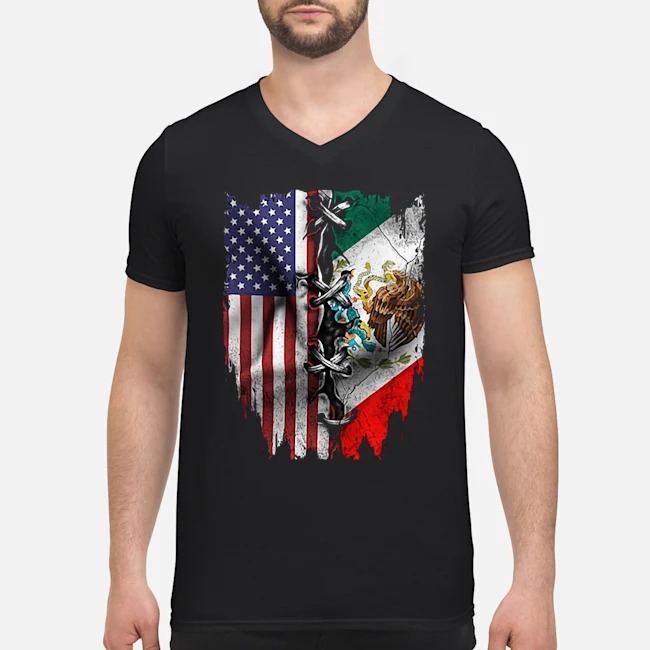 Mexican And American Flag Shirt 7 Mexican And American Flag Shirt