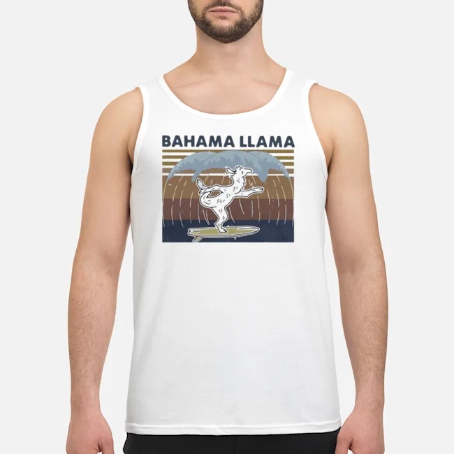 Bahama Llama Dancing Vintage Shirt 6 Bahama Llama Dancing Vintage Guy Tank Top