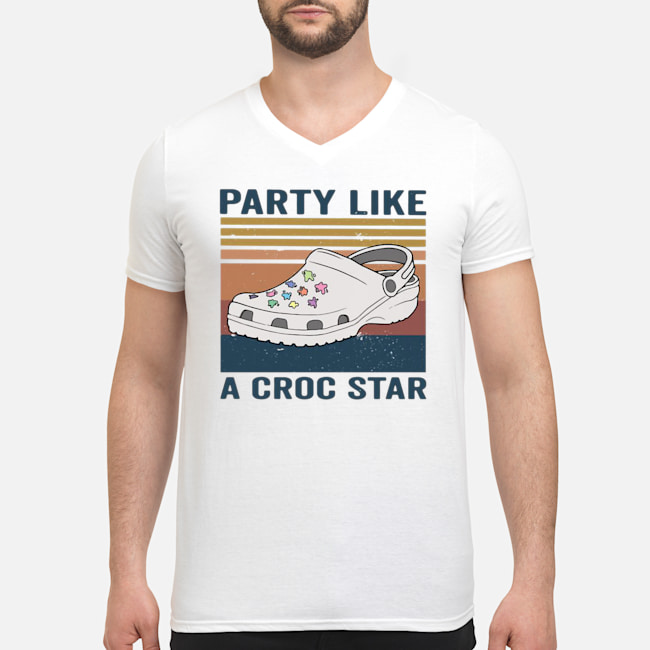 Party Like A Croc Star Vintage Shirt 3 Party Like A Croc Star Vintage Shirt 1