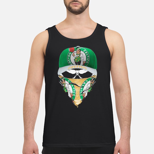 Skull Mask Boston Celtics Basketball Shirt 7 Skull Mask Boston Celtics Basketball Guy Tank Top