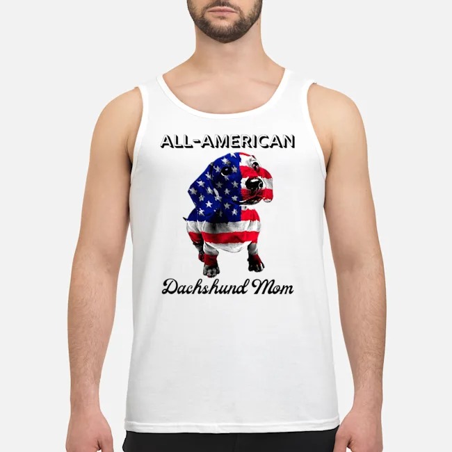 All American Dachshund Mom American Flag Shirt 7 All American Dachshund Mom American Flag Shirt