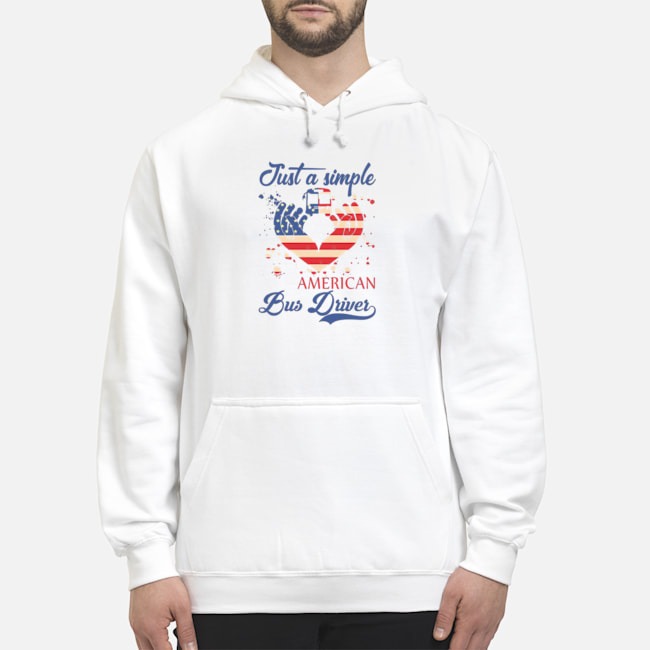 Just A Simple American Bus Driver American Flag Shirt 8 Just A Simple American Bus Driver American Flag Shirt