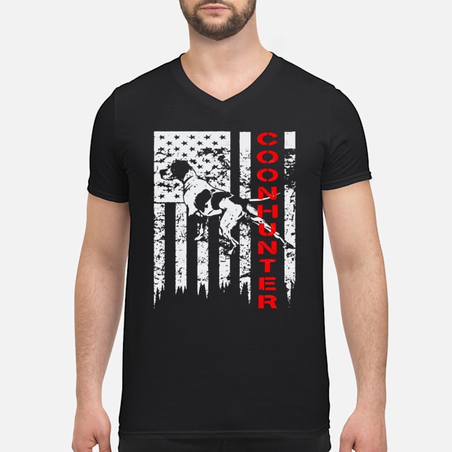 Distressed USA Flag For Coon Hunters Shirt 5 Distressed USA Flag For Coon Hunters Shirt