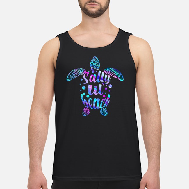 Turtle Salty Lil' Beach Shirt 6 Turtle Salty Lil' Beach Guy Tank Top