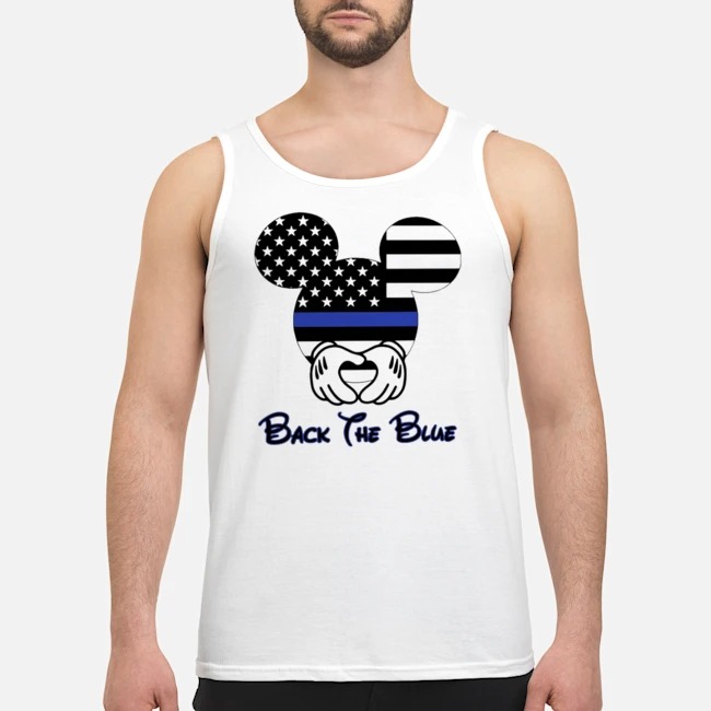 American Flag Mouse Back The Blue Shirt 6 American Flag Mouse Back The Blue Guy Tank Top