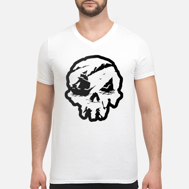 Skull Sea Of Thieves Shirt 5 Skull Sea Of Thieves Guy V-neck