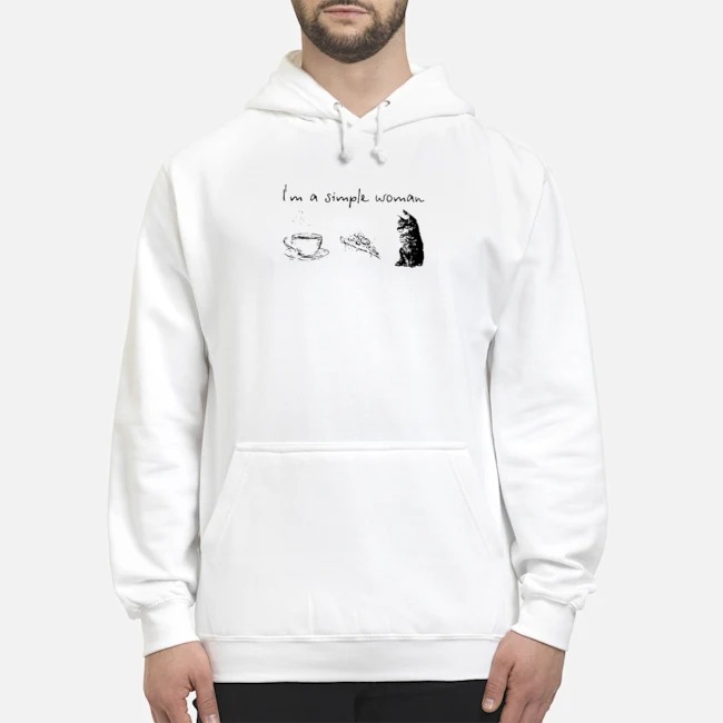 I'm A Simple Woman Coffee Pizza And Cat Shirt 8 I'm A Simple Woman Coffee Pizza And Cat Hoodie