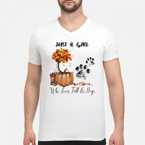 Just A Girl Who Loves Fall And Dogs Shirt 8 Just A Girl Who Loves Fall And Dogs Shirt