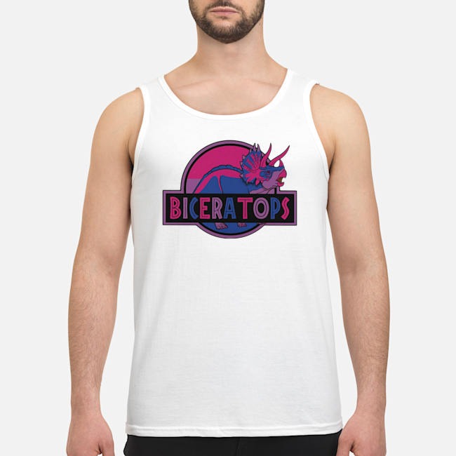 LGBT Biceratops Shirt 6 LGBT Biceratops Guy Tank Top