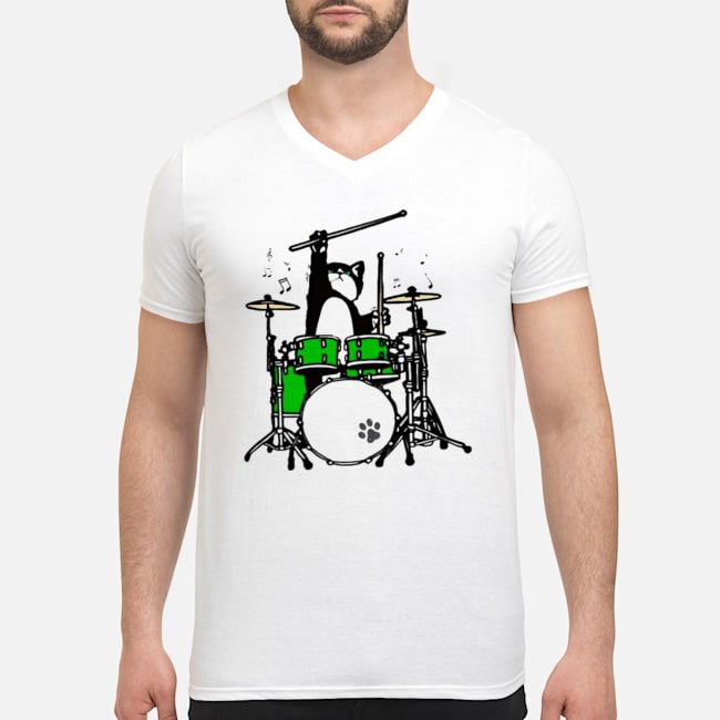 Drummer Cat Music Lover Musician Playing The Drums Shirt 5 Drummer Cat Music Lover Musician Playing The Drums Shirt