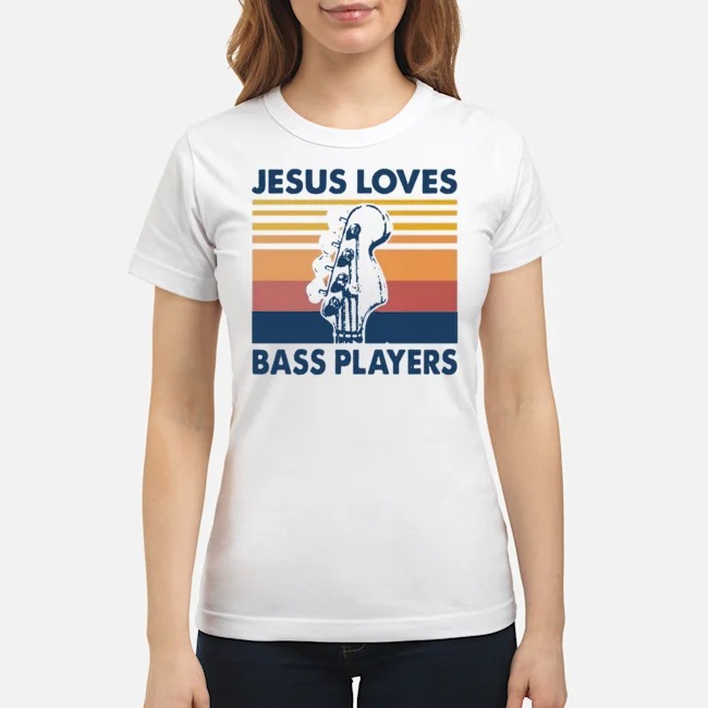 Jesus Loves Bass Players Vintage Shirt 7 Jesus Loves Bass Players Vintage Ladies Tee