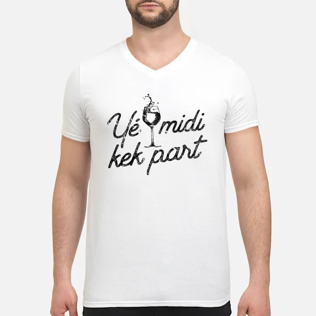 Yé Midi Kek Part Shirt 5 Yé Midi Kek Part Guy V-neck