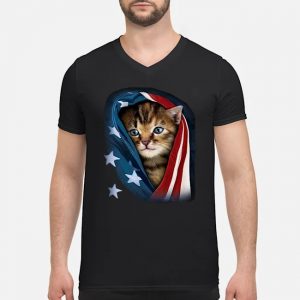 Patriotic Kitten Cat American Flag Shirt 6 Patriotic Kitten Cat American Flag Shirt