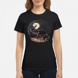 Elephant Mom And Baby Vintage Shirt 6 Elephant Mom And Baby Vintage Ladies Tee