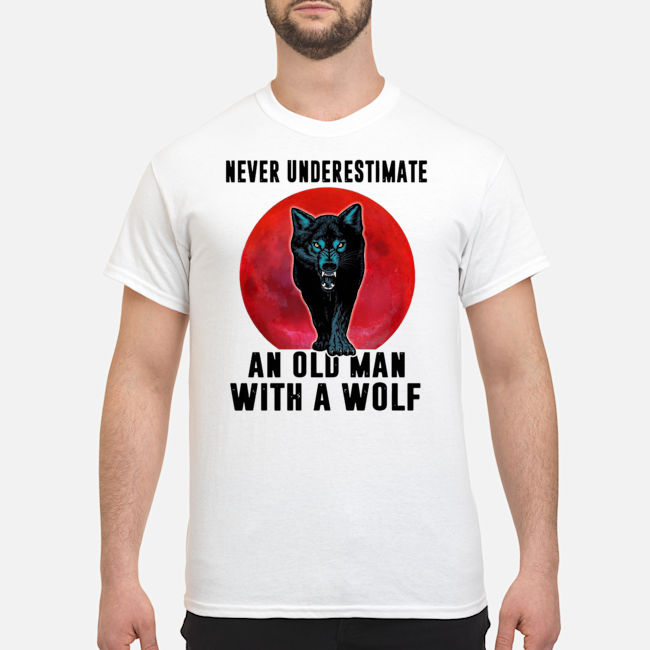 Never Underestimate An Old Man With A Wolf Moon Shirt 1 Never Underestimate An Old Man With A Wolf Moon Shirt