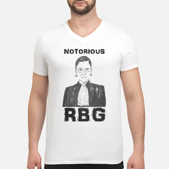Celebrate The Notorious RBG Shirt 5 Celebrate The Notorious RBG Guy V-neck