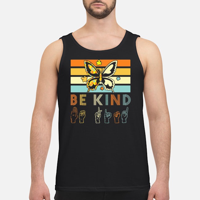 Vintage Sign Language Butterfly Autism Be Kind Lady Shirt 6 Vintage Sign Language Butterfly Autism Be Kind Lady Shirt