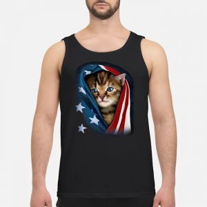 Patriotic Kitten Cat American Flag Shirt 8 Patriotic Kitten Cat American Flag Shirt