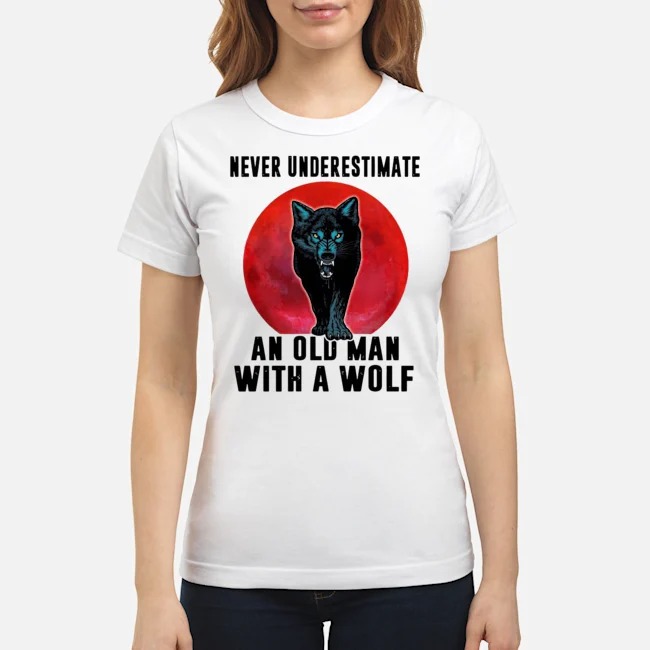 Never Underestimate An Old Man With A Wolf Moon Shirt 7 Never Underestimate An Old Man With A Wolf Moon Shirt