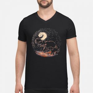 Elephant Mom And Baby Vintage Shirt 8 Elephant Mom And Baby Vintage Guy V-neck