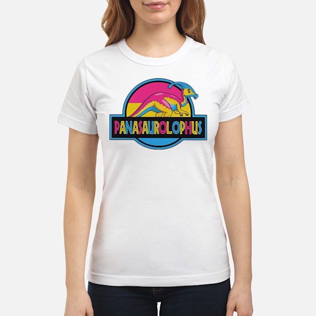 LGBT Panasaurolophus Shirt 7 LGBT Panasaurolophus Ladies Tee