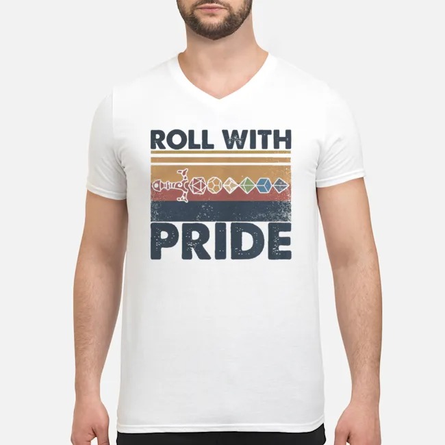 Roll With Pride Rolling Dice Sword Vintage Shirt 8 Roll With Pride Rolling Dice Sword Vintage Shirt