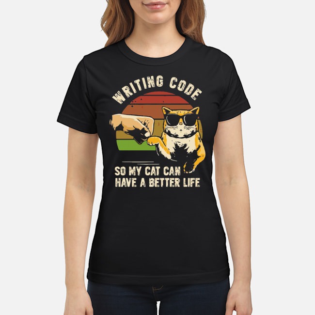 Writing Code So My Cat Can Have A Better Life Vintage Shirt 7 Writing Code So My Cat Can Have A Better Life Vintage Shirt