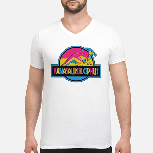 LGBT Panasaurolophus Shirt 5 LGBT Panasaurolophus Guy V-neck