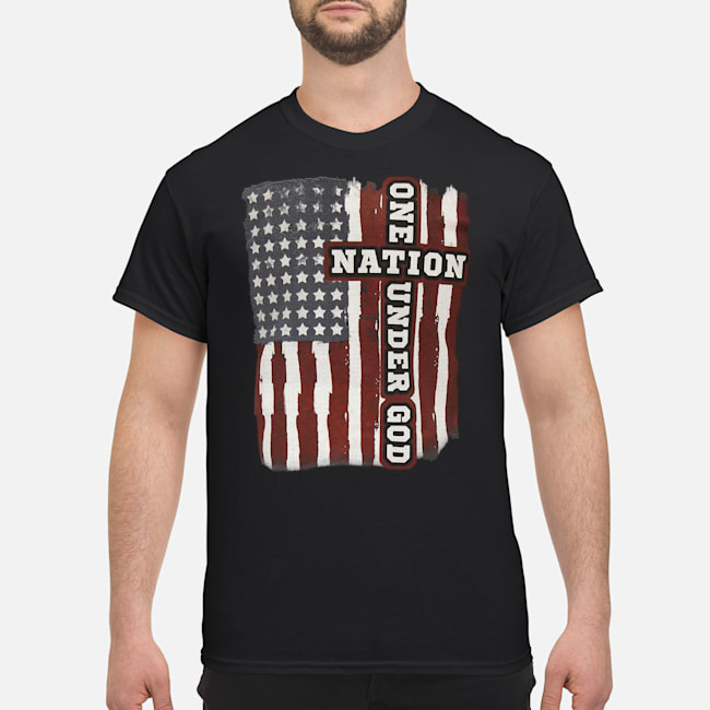 One Nation Under God American Flag Shirt 1 One Nation Under God American Flag Shirt