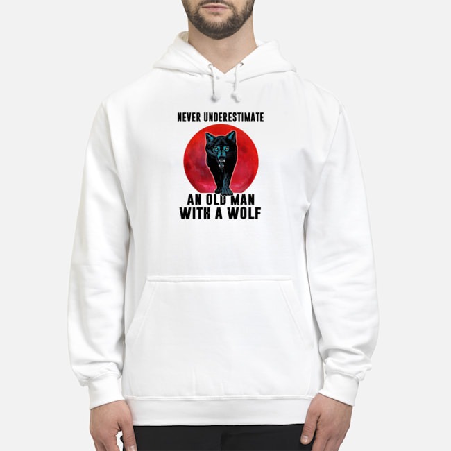 Never Underestimate An Old Man With A Wolf Moon Shirt 8 Never Underestimate An Old Man With A Wolf Moon Shirt