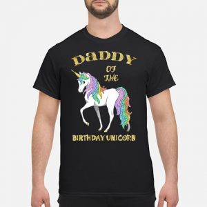 Daddy Of The Birthday Rainbow Unicorn Gold Shirt 5 Daddy Of The Birthday Rainbow Unicorn Gold Shirt